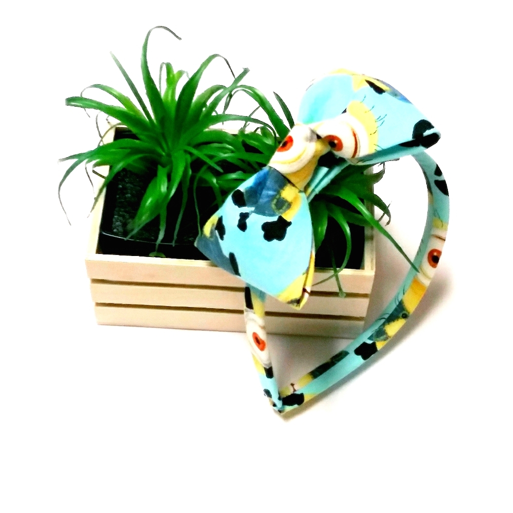 Girls Interchangeable Hard Headband/fabric Bow